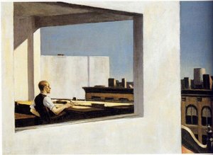 Office In Small City — Edward Hopper
