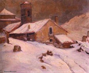 Paisaje Nevado — Francisco Pons Arnau