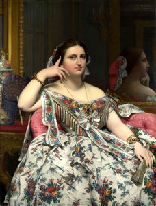 Portrait Of Madame Moitessier Sitting — Jean-auguste-dominique Ingres