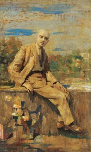 Portrait Of Carlo Rizzi — Giuseppe Amisani, Contemporary Realism