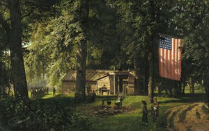 Recruiting Station (bethlehem) — William Trost Richards
