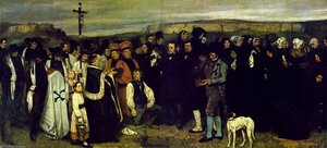 A Burial At Ornans, Musée D' — Gustave Courbet, Contemporary Realism
