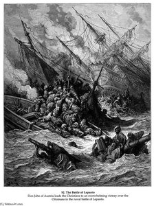 Battle Of Lepanto In 1571 — Paul Gustave Doré