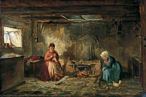 Interior Of A Highland Cottage — James Trout Walton
