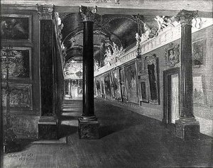 Interior, (painting) — Emanuel Gottlieb Leutze