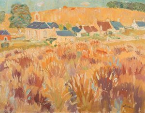 Early Morning, Temple — Sir William George Gillies
