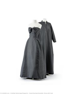 Grand Evening Ensemble, Dress With Coat — Cristóbal Balenciaga Eizaguirre, Couture/haute Couture