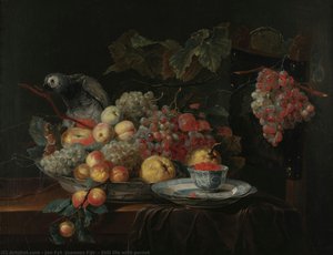 Still Life With Parrot — Jan Fyt (joannes Fijt)