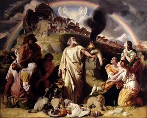 Noah's Sacrifice — Daniel Maclise