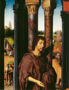 St John Altarpiece (detail) (22) — Memling, Hans