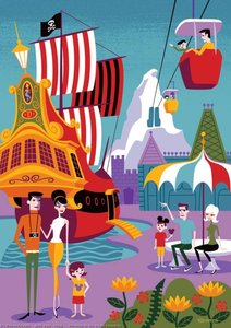 Morning In The Magic Kingdom — Josh Agle (shag), Pop Art