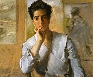Portrait Of Kate Freeman Clark — William Merritt Chase