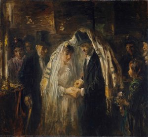 Jewish Wedding, Jozef Israëls, 1903