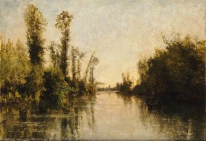 Vue Prise Sur Les Bords De La Seine — Charles-françois Daubigny