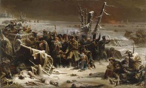 Marshal Ney Supporting The Rear Guard During The Retreat From Moscow — Adolphe Yvon