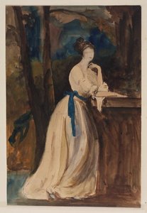 Study For The Portrait Of A Lady (duchess Of Marlborough) — George Romney