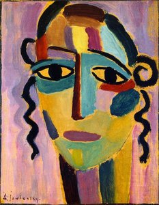Mystical Head (also Known As Emmy Scheyer) — Alexej Von Jawlensky, Expressionism