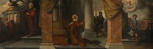 The Pharisee And The Publican, Barent Fabritius, 1661 — Bernard Pietersz Fabritius