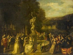 A Festive Gathering in a Park