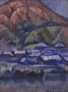 Mountains and Houses