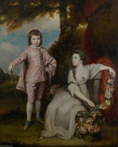 George Cape, Viscount Malden And Lady Elizabeth Capel — Sir Joshua Reynolds