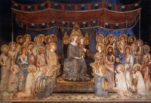 Maestà (madonna With Angels And Saints) — Simone Martini