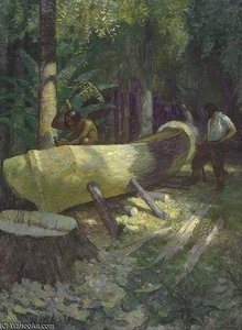 We Cut And Hewed The Outside Into The True Shape Of A Boat — N.c. Wyeth