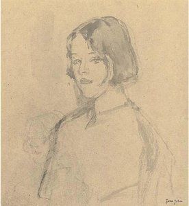 Young Girl With Bobbed Hair — Gwen John