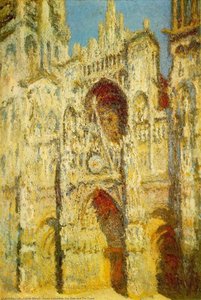 Rouen Cathedral, The Gate And The Tower — Claude Monet, Impressionism