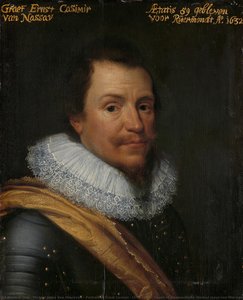 Portrait of Ernst Casimir (1573-1632), Count of Nassau-Dietz, Michiel Jansz van Mierevelt (workshop of), c. 1623 - c. 1633