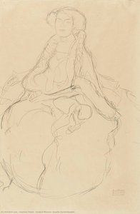 Seated Woman (amalie Zuckerkandel) — Gustav Klimt