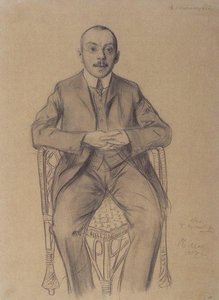 Portrait Of D.s. Stelletsky — Boris Mikhailovich Kustodiev