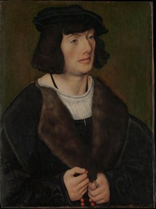 Portrait Of A Man With A Rosary — Lucas Cranach The Elder, German Renaissance