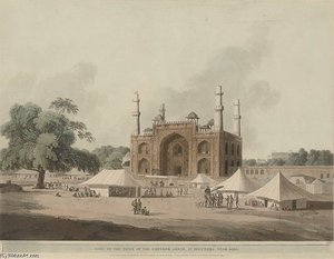 Gate Of The Tomb Of The Emperor Akbar — Thomas Daniell