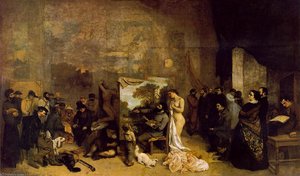 The Painter's Studio — Gustave Courbet, Contemporary Realism