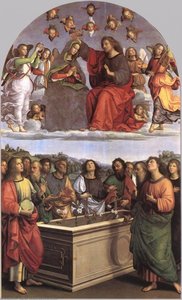 The Crowning Of The Virgin — Raphael, Italian Renaissance
