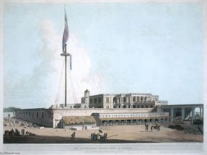 Company Rule Government Hse Fort Stgeorge — Thomas Daniell