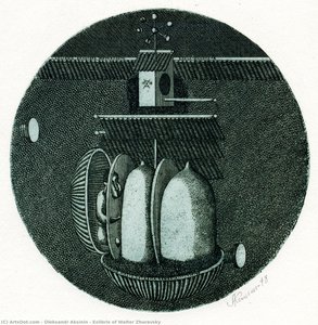 Exlibris of Walter Zhuravsky