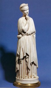 The Tragic Actress Rachel — Jean Jacques Barre, Neoclassical Romanticism