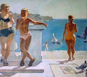 In Sevastopol — Aleksandr Deyneka