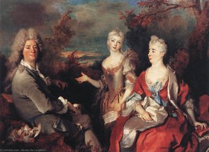 The Artist And His Family — Nicolas De Largillière, Baroque Portraiture