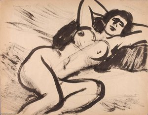 Nude Reclining — Jacob Kainen