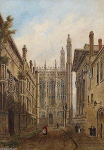 Old King's Gate, King's College Chapel — Joseph Murray Ince