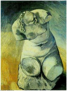 Plaster Statuette Of A Female Torso 8 — Vincent Willem Van Gogh, Post-impressionism