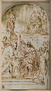 Sketch for an altarpiece