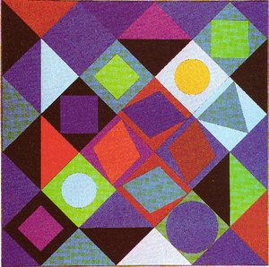 Sikra — Victor Vasarely, Op Art