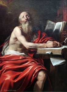 Writing st. hieronymus