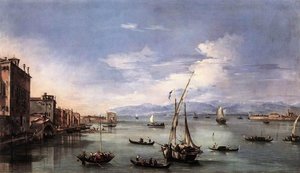 The Lagoon From The Fondamenta Nuove — Francesco Lazzaro Guardi