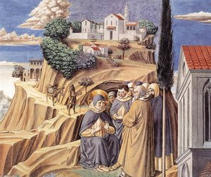 The Parable Of The Holy Trinity (detail) — Benozzo Gozzoli