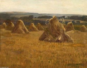 Corn Stacks — Algernon Talmage